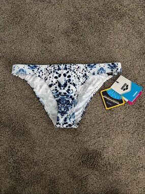 Arena Blue Tie-Dye Bikini Bottom - Size 32 - Training Intensive Swimming